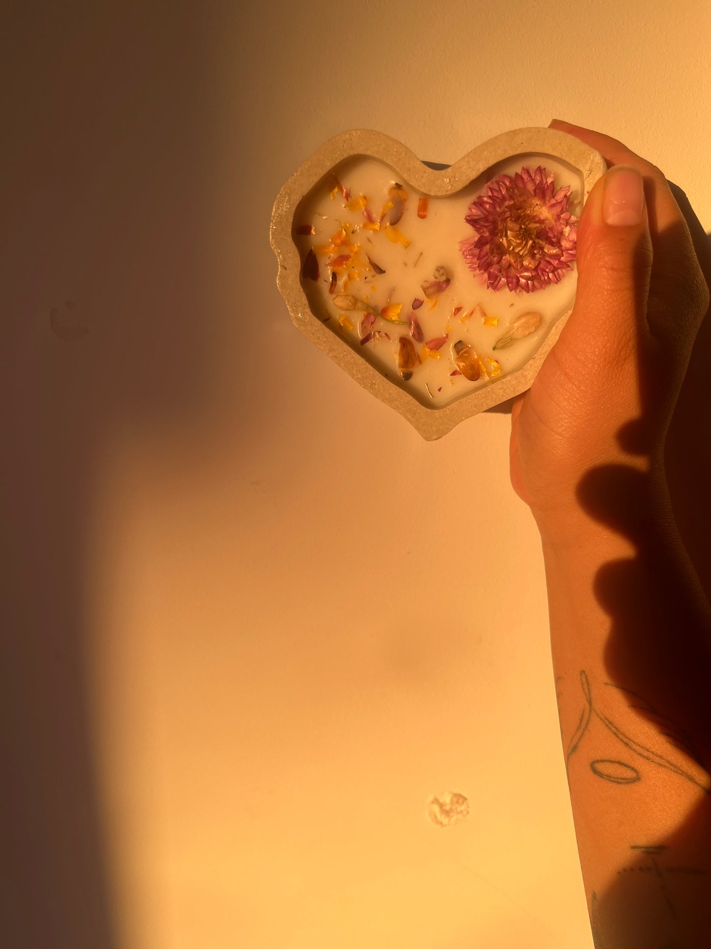 Flores de corazón